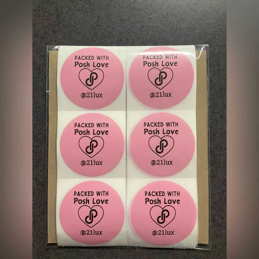100 Thank You Stickers Packed With Posh Love